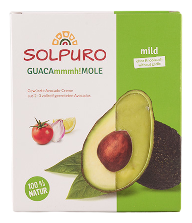 Соус SOLPURO Guacamole С авокадо и чесноком, 150 г