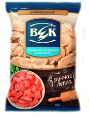 Пельмени Век Фирменные с говядиной и свининой замороженные, 900г