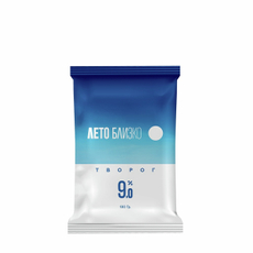 Творог Лето Близко 9%, 180г