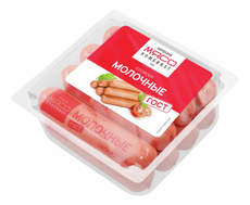 Сосиски Кировский мясокомбинат Молочные, 380г