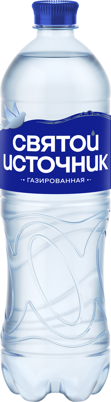 Изображение товара Вода Святой Источник питьевая газированная, 1л