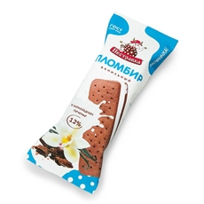 Мороженое Пестравка Пломбир шоколадный сэндвич, 76г
