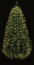 Tarrington House Гирлянда Роса лучи теплый белый 240Led, 2.4м