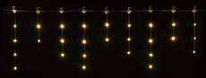 Tarrington House Гирлянда Роса сосульки теплый белый 60Led, 0.4 x 3м