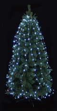 Tarrington House Гирлянда Роса лучи холодный белый 240Led, 2.4м