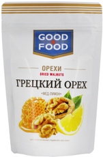 Орех грецкий Good Food мед и лимон, 130г