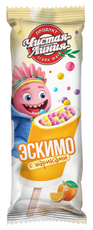 Мороженое пломбир Чистая Линия Шарики апельсин эскимо, 70г