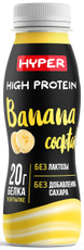 Коктейль молочный Ehrmann Hyper High Protein банан 0.4%, 250г