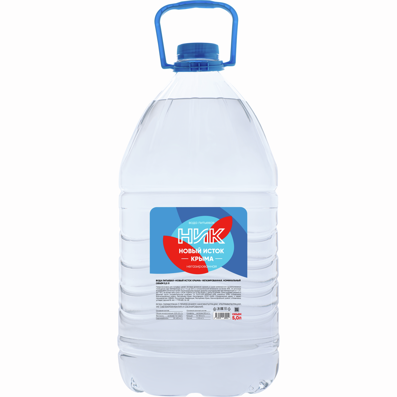 Вода Ник Новый исток Крыма негазированная, 5л