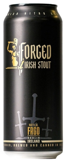 Пиво Forged Irish Staut фильтрованное темное, 0.44л