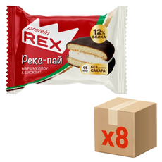 30Г ПЕЧЕНЬЕ PROTEINREX РЕКС-ПАЙ МАРШМЕЛЛОУ/БИСКВИТ Б/САХАРА