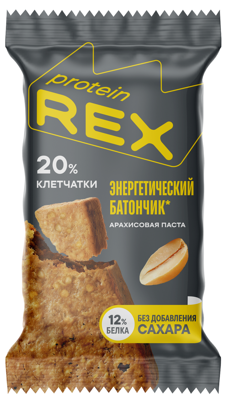 50Г БАТОНЧИК PROTEINREX АРАХИСОВАЯ ПАСТА/СОЛЬ Б/САХАРА