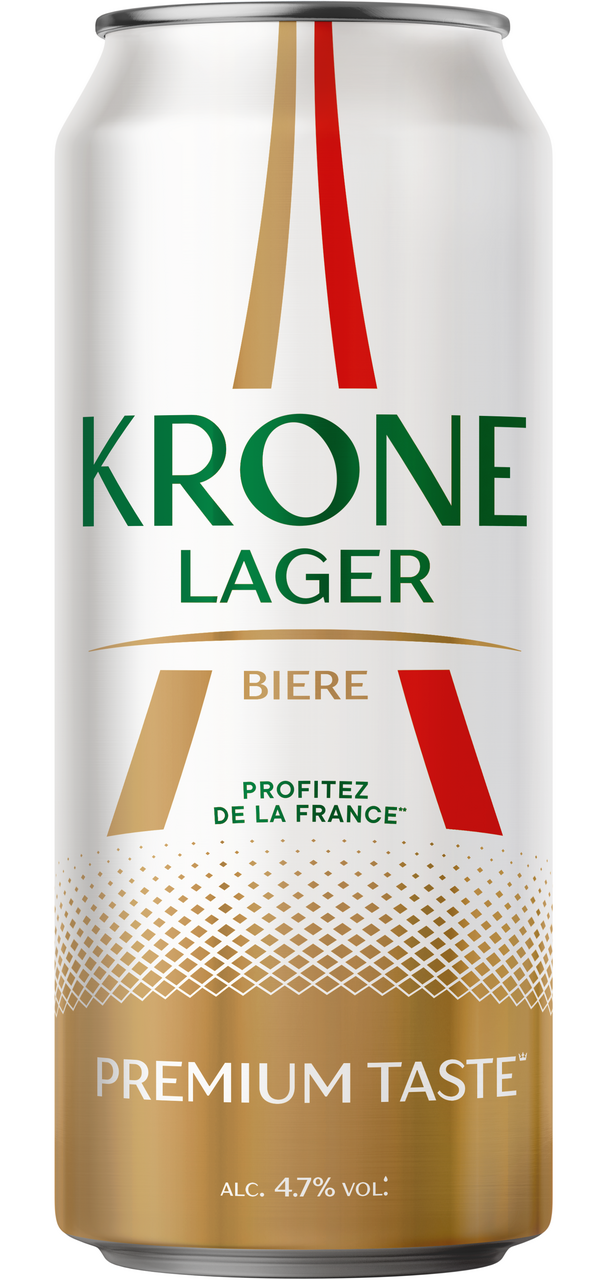 Пиво Krone Lager Biere светлое, 0.45л