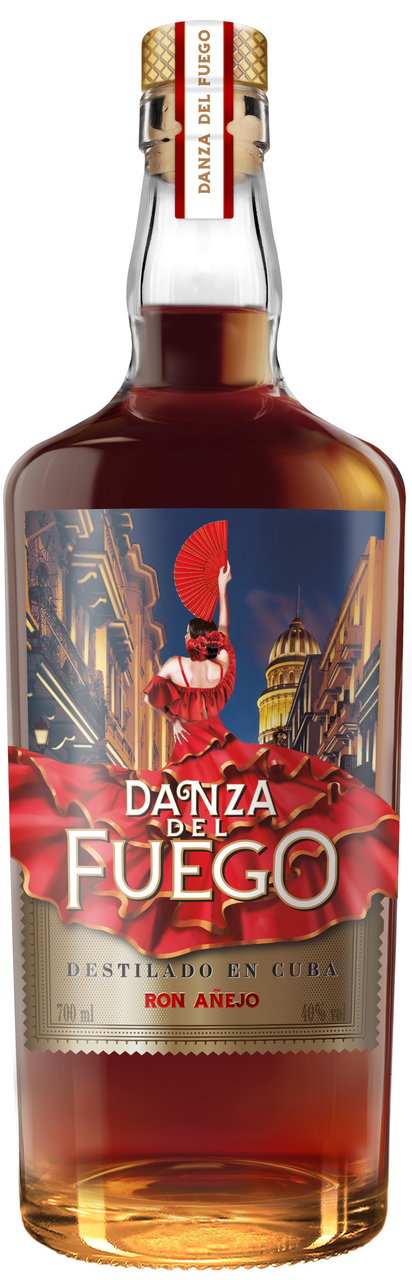 Ром Danza Del Fuego Anejo выдержанный, 0.7л