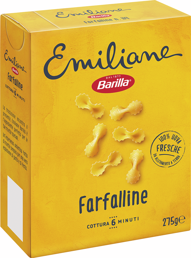 Изображение товара Макароны Barilla Фарфаллине яичные, 275г