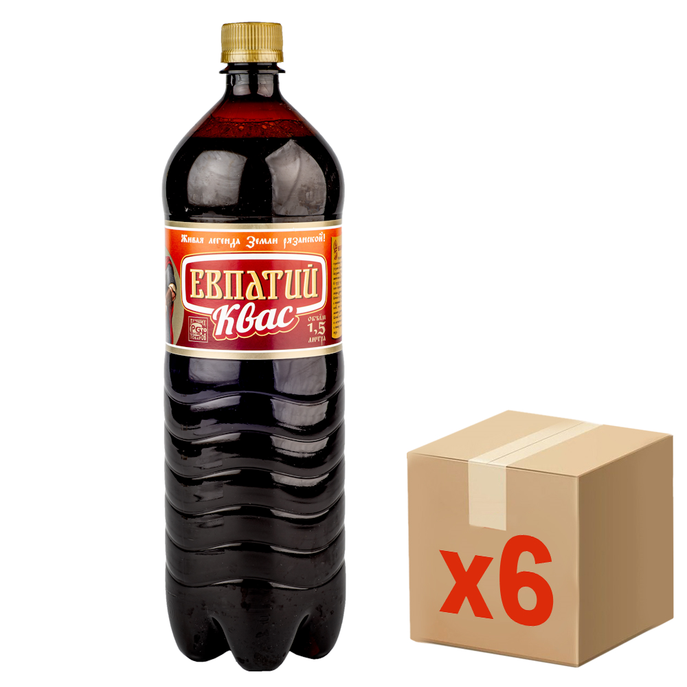 Квас Евпатий 1.5л x 6 шт