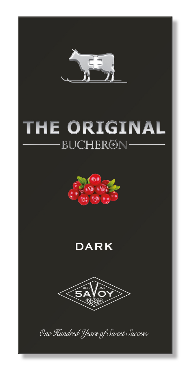 Шоколад Bucheron горький с клюквой, 90г