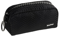 Пенал Berlingo Noir Zipper мягкий 1 отделение, 200 x 85 x 75мм