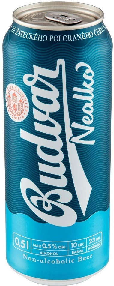 Пиво Budvar Nealko фильтрованное безалкогольное, 0.5л