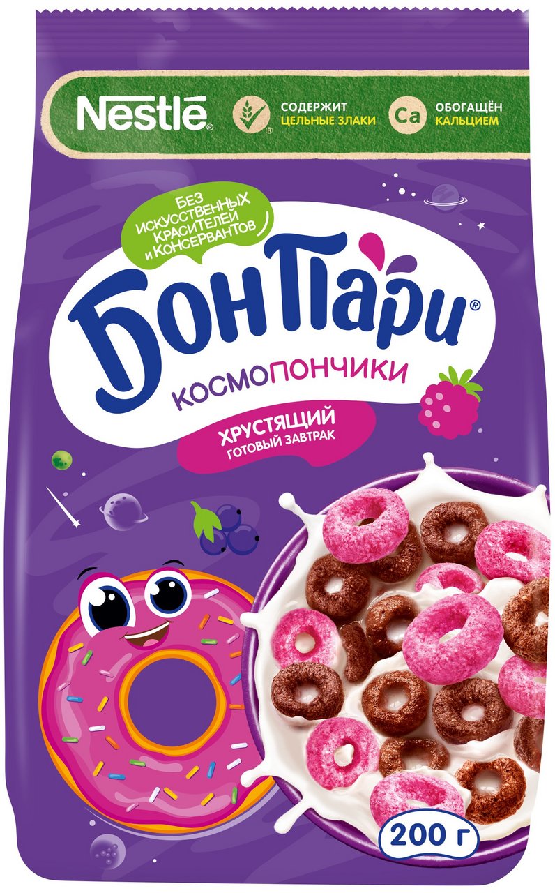 Завтрак готовый Bon Pari Космопончики, 200г