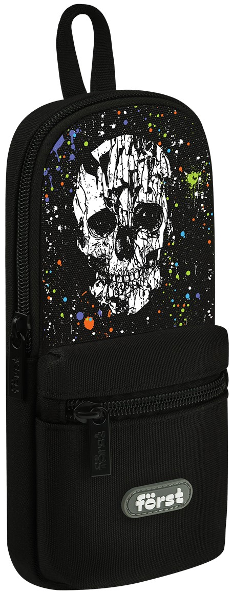 Пенал Forst Skull мягкий 1 отделение, 210 x 90 x 40мм