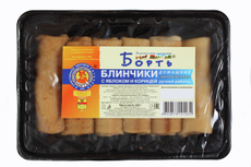 Блинчики Борть с яблоком и корицей замороженные, 400г