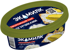 Сыр творожный Экомилк огурчики 60%, 120г