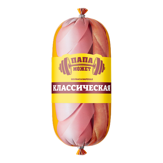Колбаса Папа Может Классическая вареная, 1кг