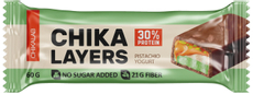 Батончик протеиновый Chikalab Layers Халяль фисташковый йогурт, 60г