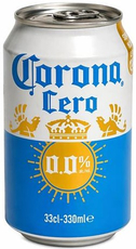 Пиво Corona Cero фильтрованное светлое безалкогольное, 0.33л