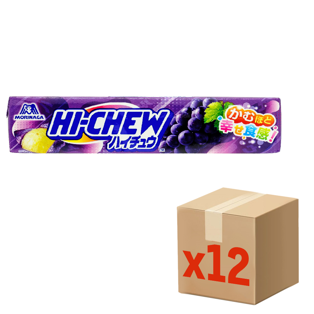 55Г КОНФЕТЫ ЖЕВАТЕЛЬНЫЕ MORINAGA HI-CHEW ВИНОГРАД