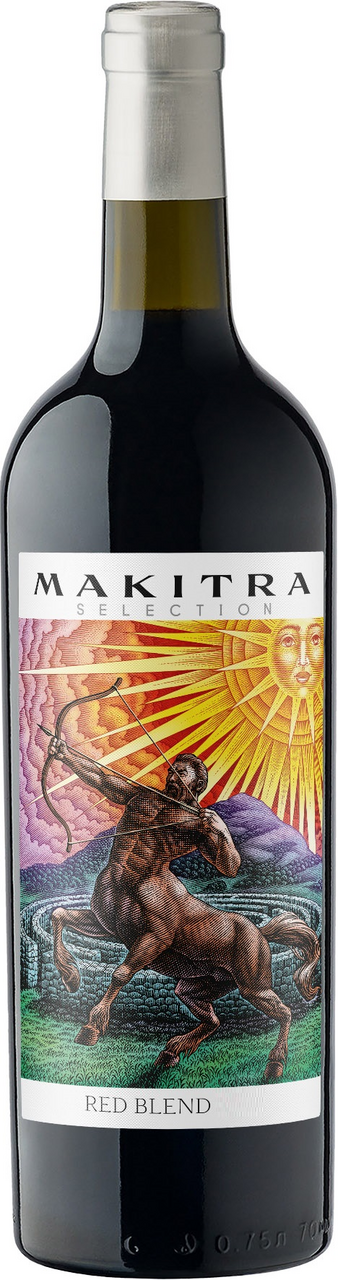 Вино Makitra Selection Красный бленд красное сухое, 0.75л