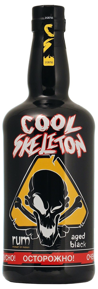 Ром Cool Skeleton темный выдержанный, 0.7л