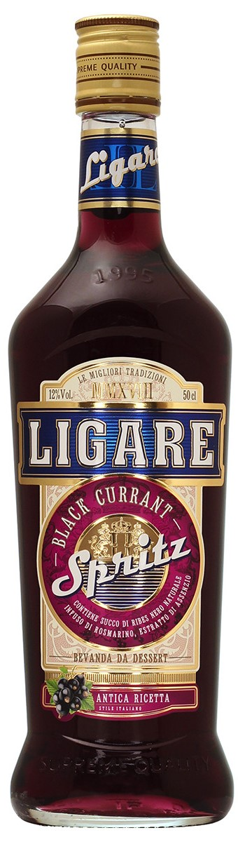 Напиток десертный Ligare Spritz черная смородина, 0.5л