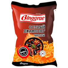 Чипсы Binggrae острый джампонг, 40г