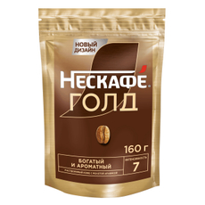 Кофе Нескафе Голд растворимый, 170г