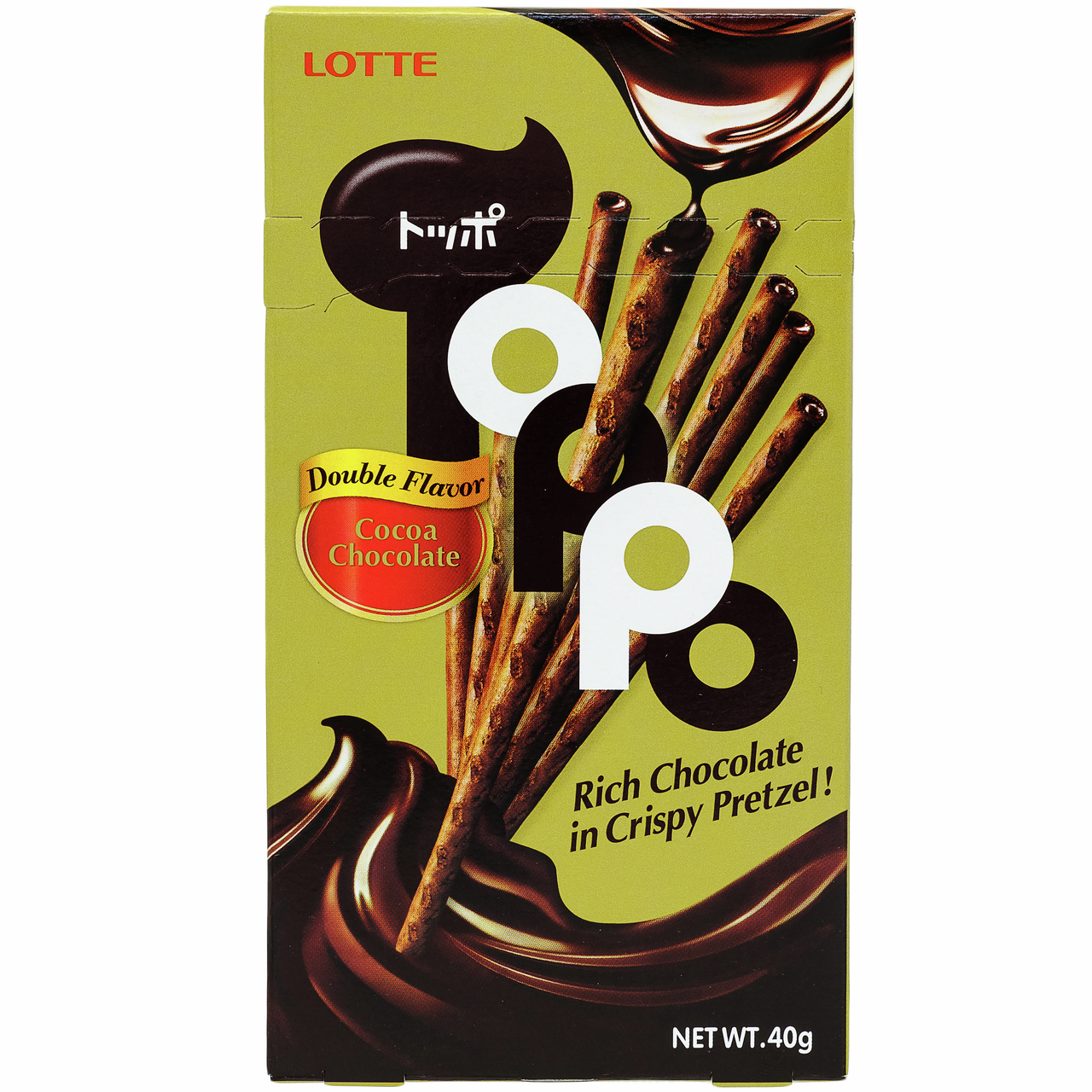 Палочки Lotte Toppo какао, 40г