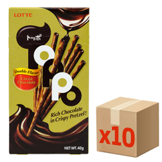 Палочки Lotte Toppo какао, 40г x 10 шт