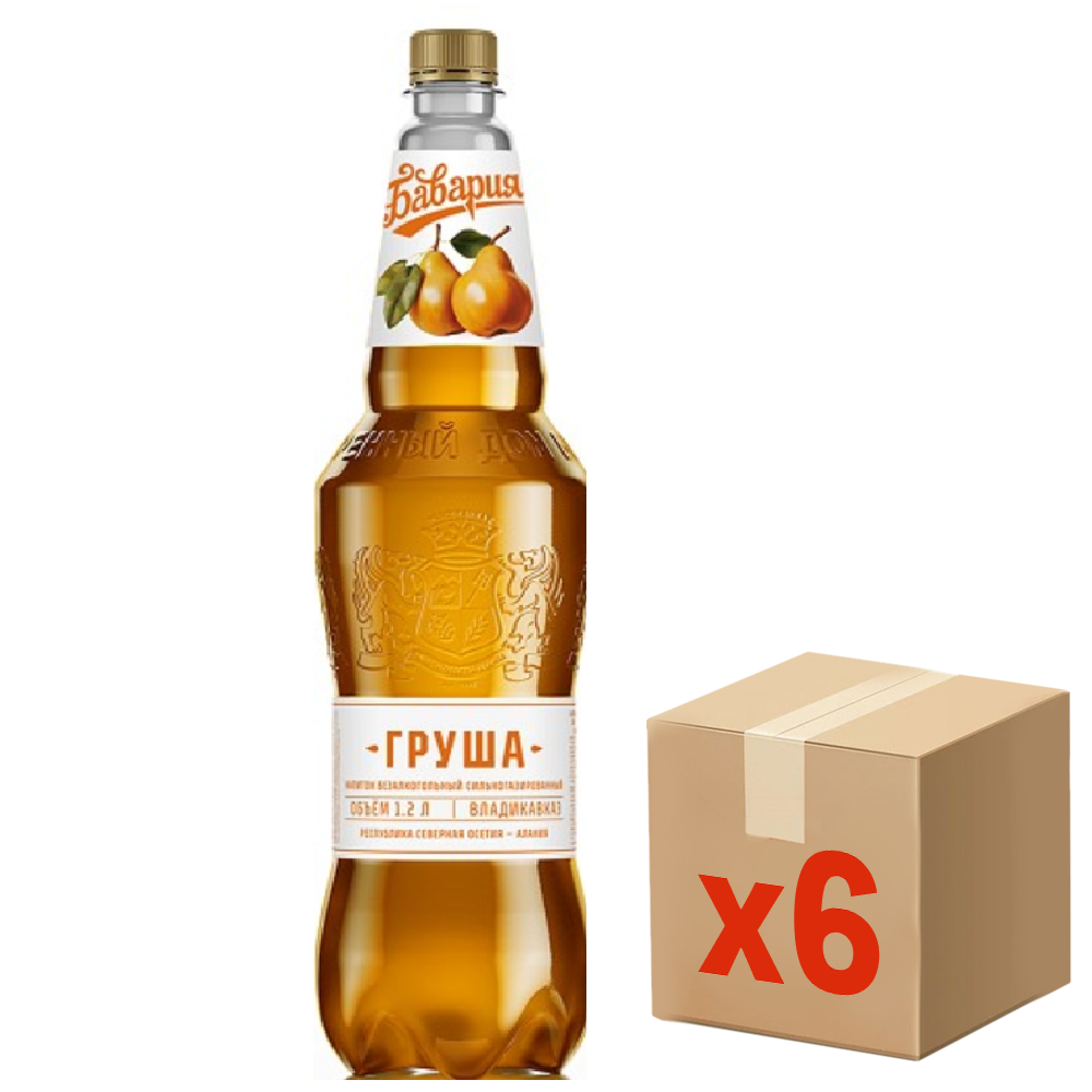 1,2Л ГАЗ НАПИТОК БАВАРИЯ ГРУША ПЭТ