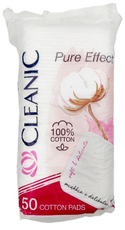 Диски ватные Cleanic Pure Effect квадратные, 50шт