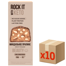Батончик Rock It With Миндаль и вишня протеиновый в шоколаде, 40г х 10 шт