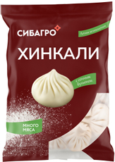 Хинкали Сибагро с сочным бульоном замороженные, 800г