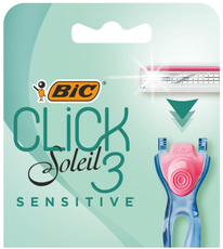 Сменные кассеты для женской бритвы BIC Click 3 Soleil для чувствительной кожи, 4 шт