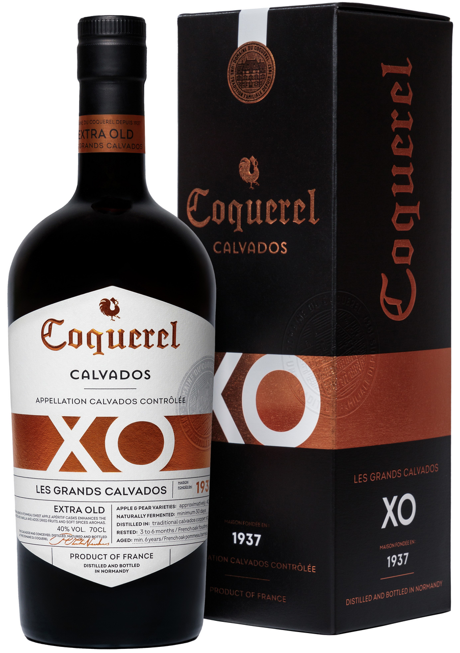 Кальвадос Coquerel XO в подарочной упаковке, 0.7л