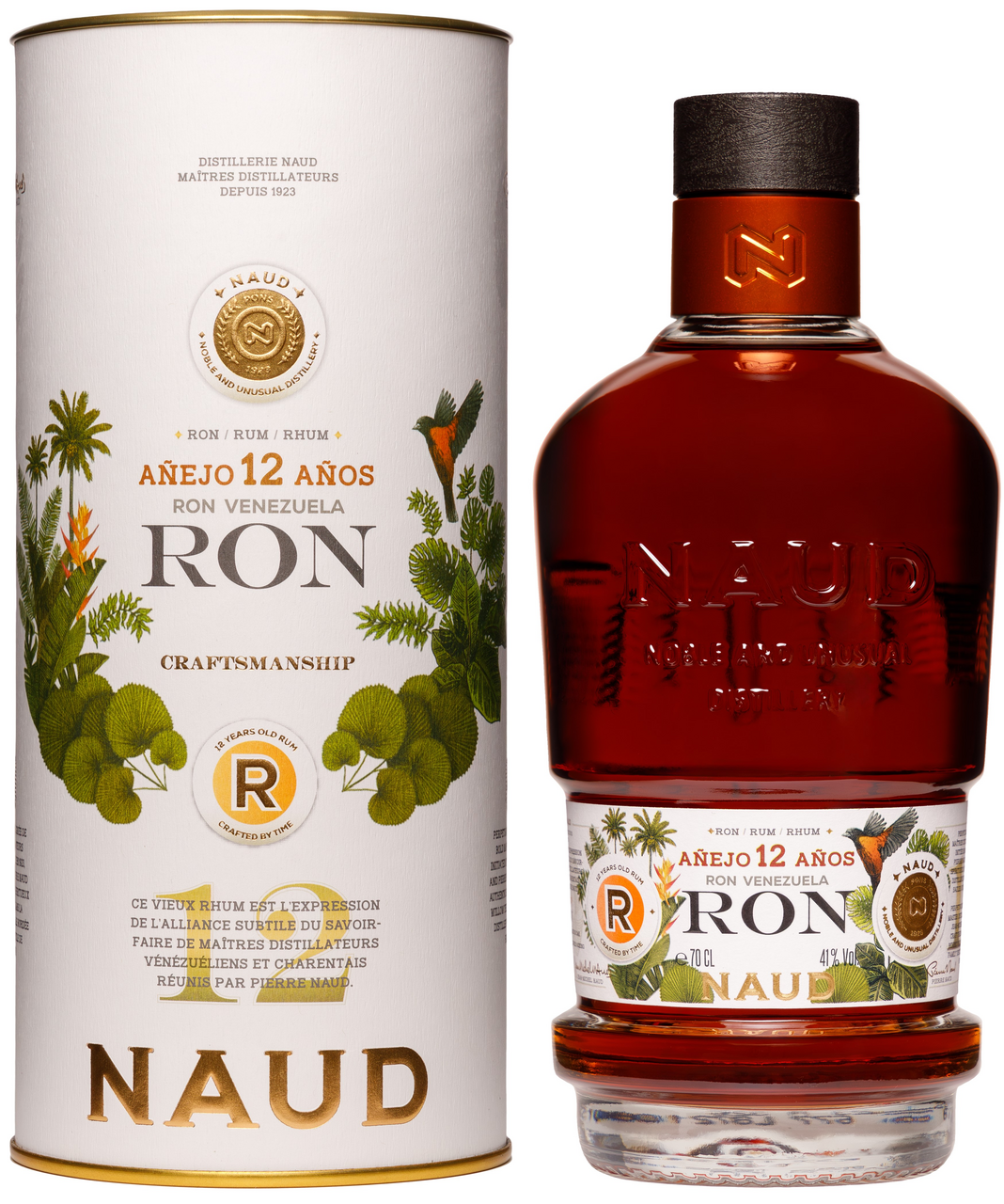 Ром Naud Anejo Venezuela 12 лет в подарочной упаковке, 0.7л