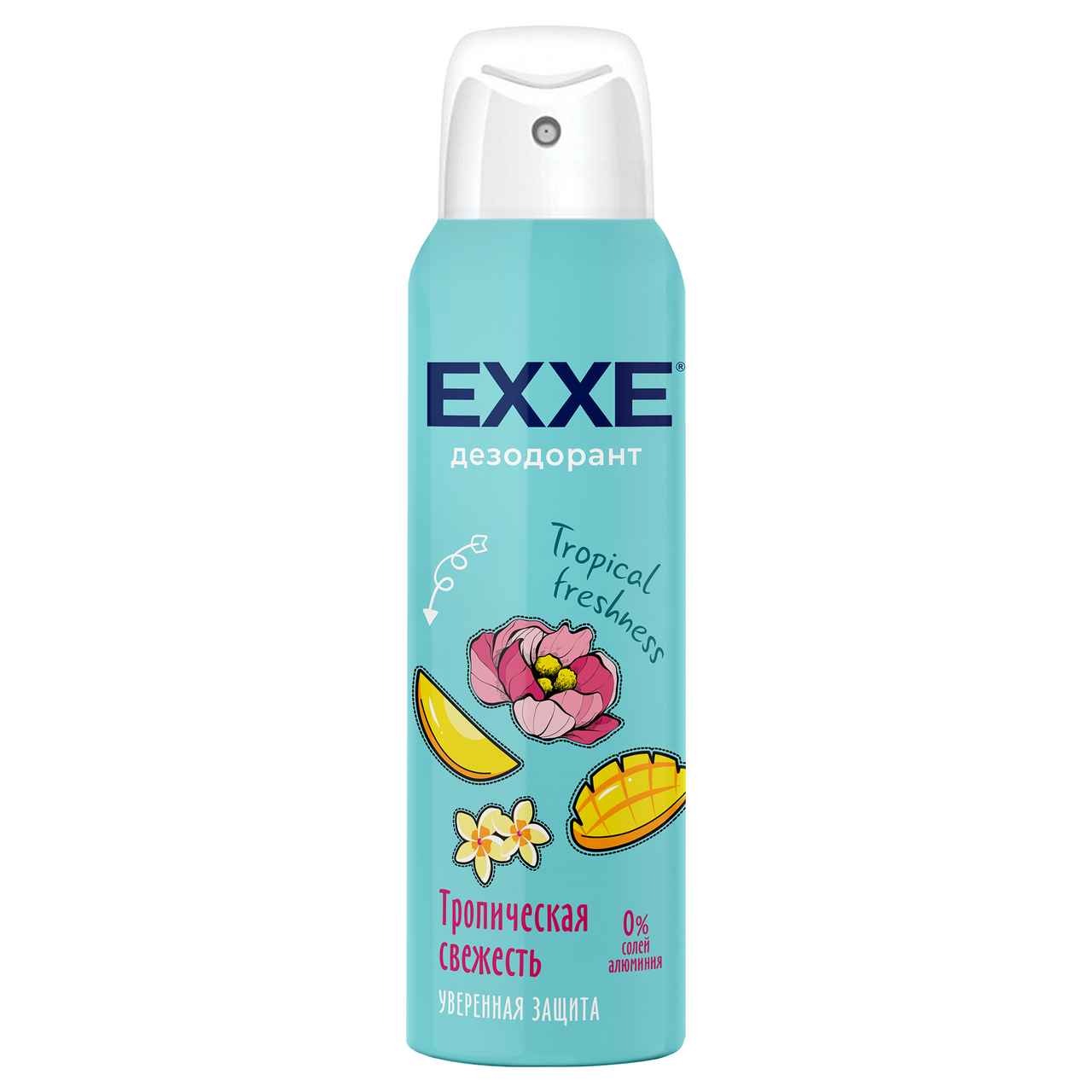 Изображение товара Дезодорант-спрей Exxe Тропическая свежесть Tropical freshness, 150мл Изображение товара Дезодорант-спрей Exxe Тропическая свежесть Tropical freshness, 150мл