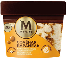 Мороженое Магнат сливочное соленая карамель, 165г