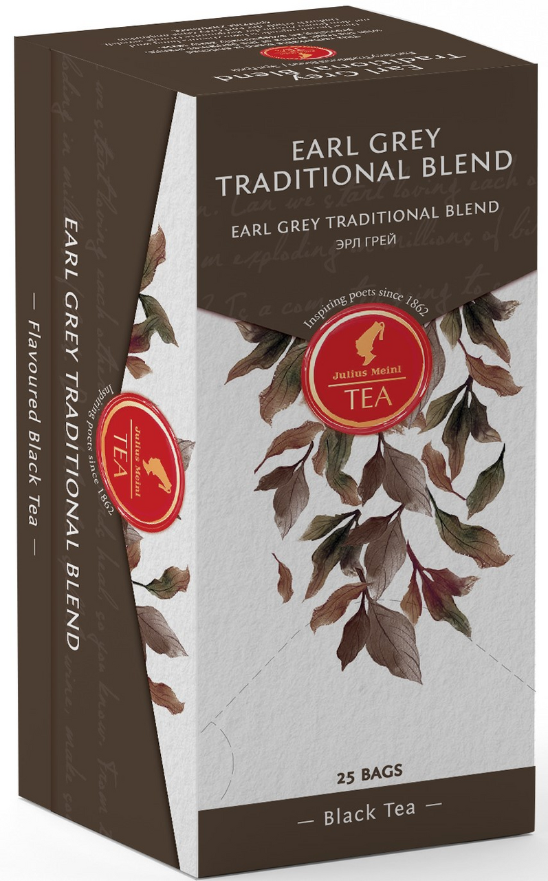 Изображение товара Черный чай Julius Meinl Эрл Грей с бергамотом, 50 г