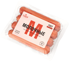 Сосиски Сава Молочные вареные, 300г