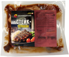 Стейк свиной Сосновоборская Терияки охлажденный, ~400г